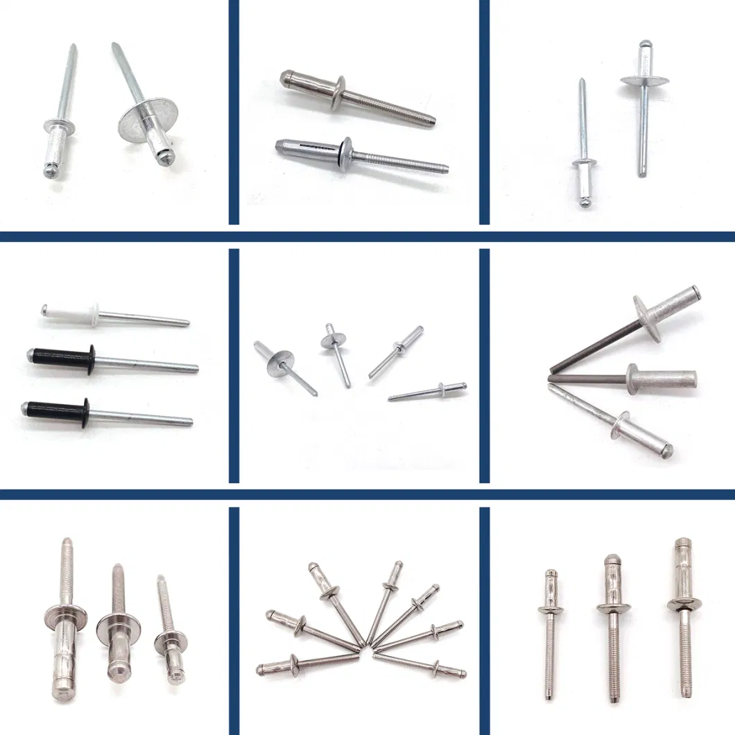 Galvanized Countersunk Head Blind Rivet Steel Rivet Blind Pop Rivet Zinc Plated Self Piercing Rivet